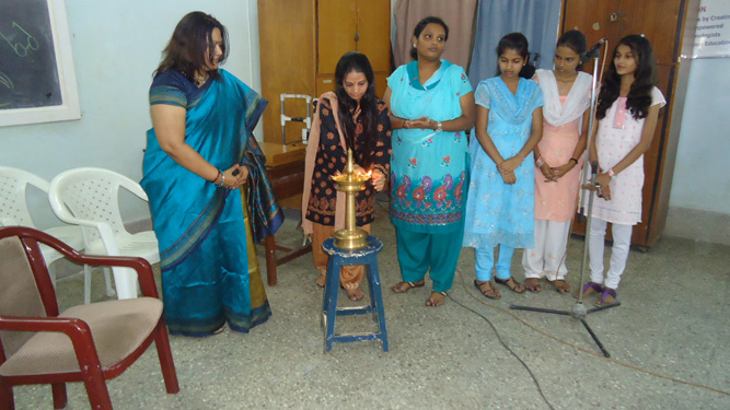 LIGHTING LAMP ON WORLD OPTOMETRY DAY CELEBRATION AT SNDT-PVP